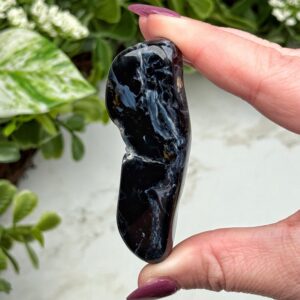 Pietersite Freeform , 39g , - #5 (polished Blue Crystal Chunk, Third-eye Chakra, Healing Stone, Intuition) Pietersite Freeform , 39g , - #5 (polished Blue Crystal Chunk, Third-eye Chakra, Healing Stone, Intuition)