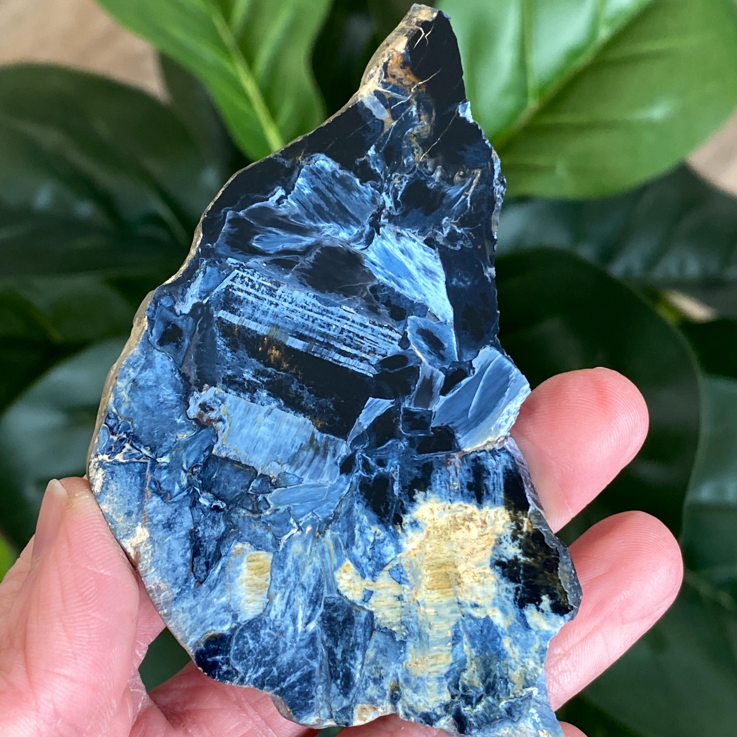 Pietersite Slab, Blue Pietersite, Large