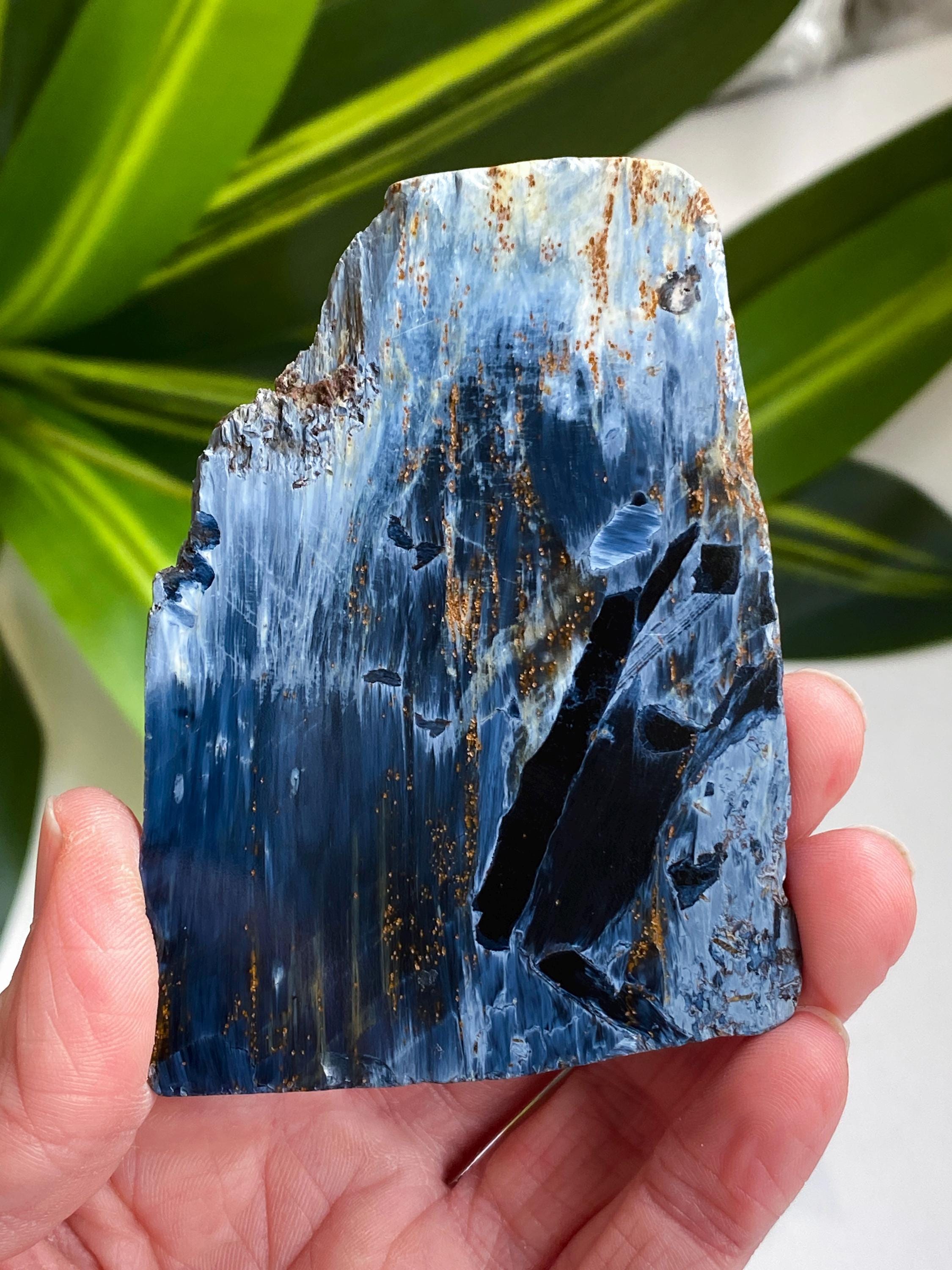 Pietersite Slab, Blue Pietersite, Large