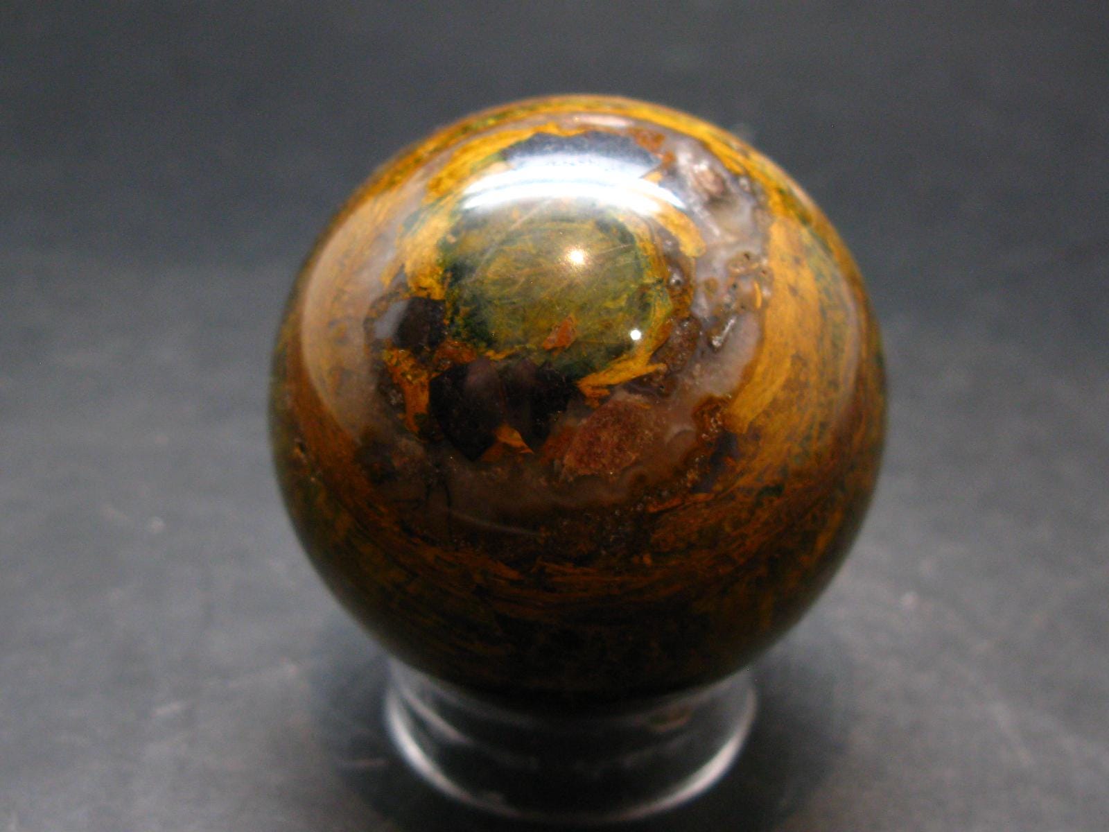 Pietersite Sphere From Namibia - 1.9" - 166.84 Grams Pietersite Sphere From Namibia - 1.9" - 166.84 Grams