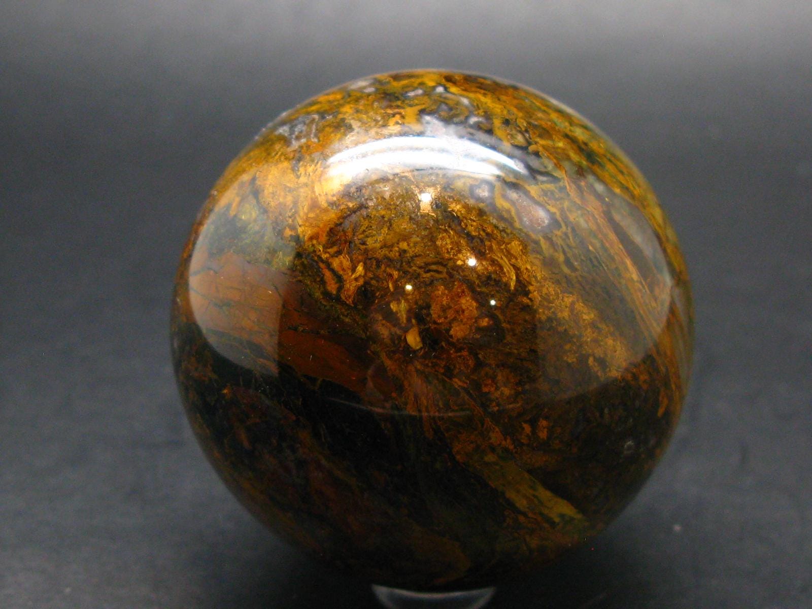 Pietersite Sphere From Namibia - 2.3" - 320.47 Grams Pietersite Sphere From Namibia - 2.3" - 320.47 Grams