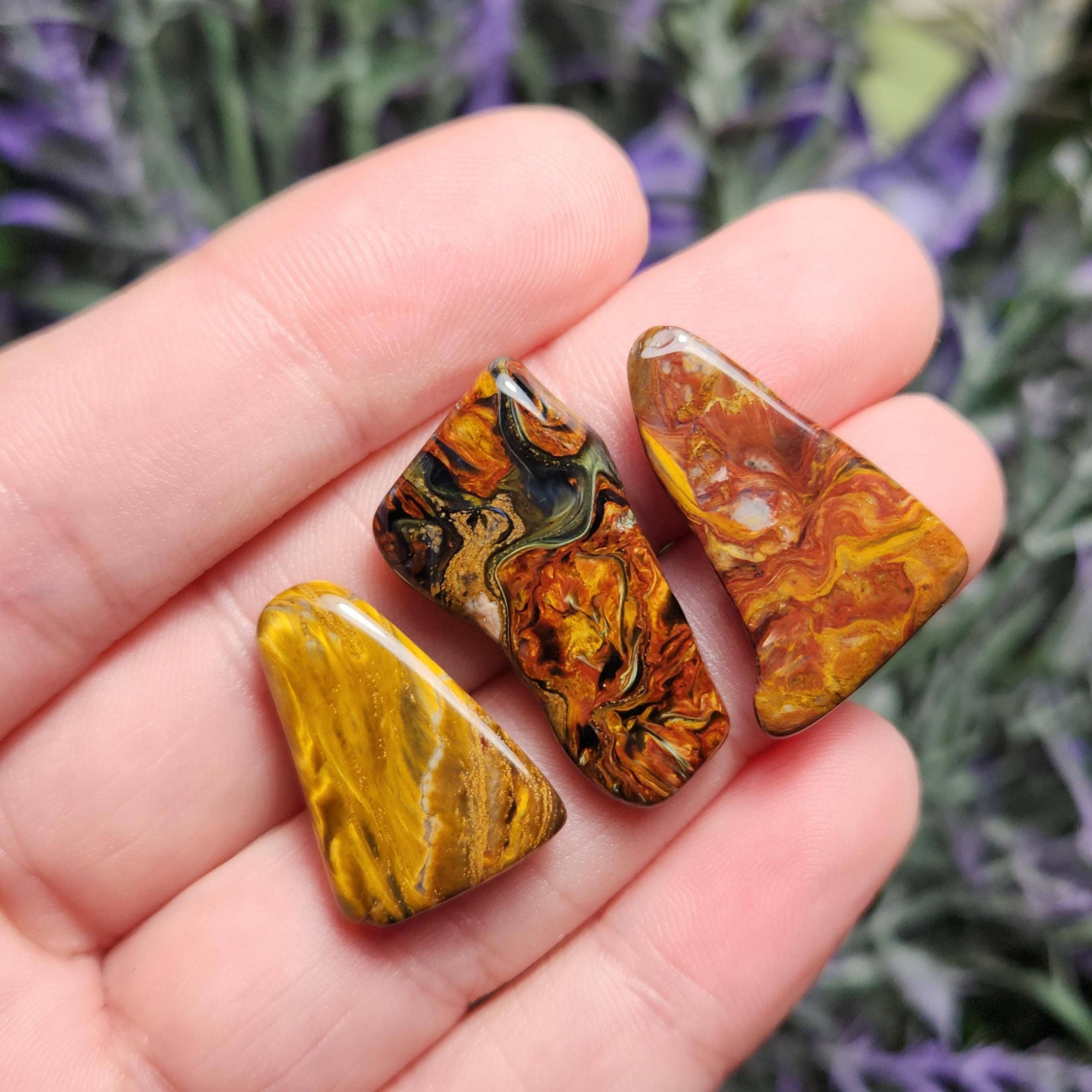 Gold Pietersite - Pietersite Stone - Red Pietersite - Natural Pietersite - Pietersite Crystal - Tumbled Pietersite - Polished Pietersite