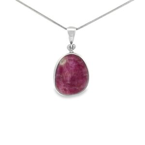 Stones Desire Pink Cobalto Calcite Pendant Necklace (22")