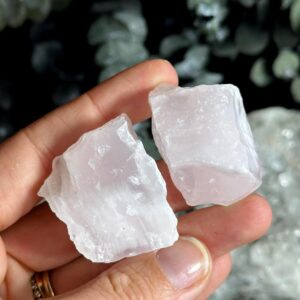 Raw Pink Calcite Chunk: Chakra Stone