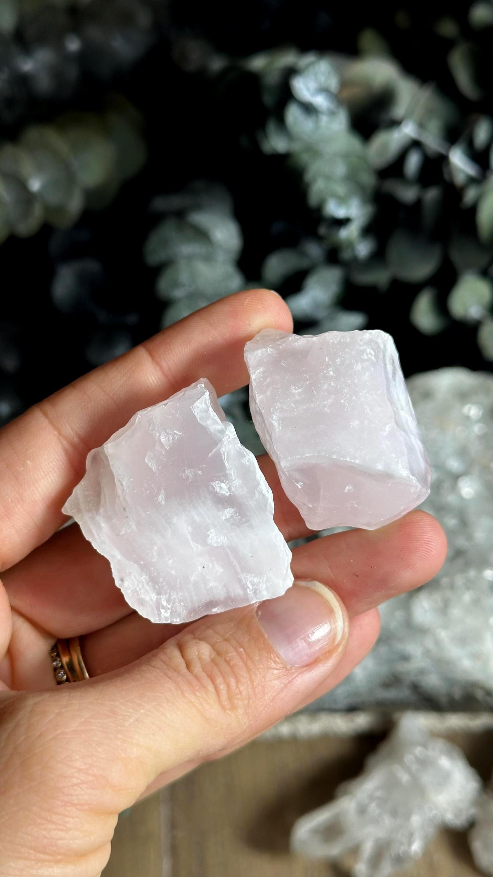 Raw Pink Calcite Chunk: Chakra Stone Raw Pink Calcite Chunk: Chakra Stone