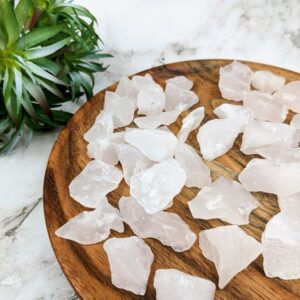 Light Pink Calcite Small .7 - 1.4" Rough 1lb Bulk Lot #lv4093
