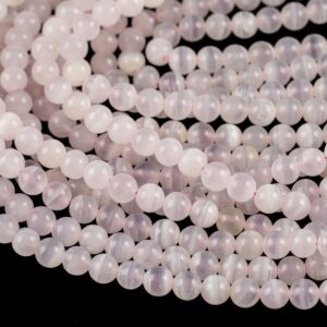 Natural Pink Calcite,  Round, 4mm, 6mm, 8mm, 10mm-Full Strand 15.5 inch Strand AAA Quality  Smooth Gemstone Beads