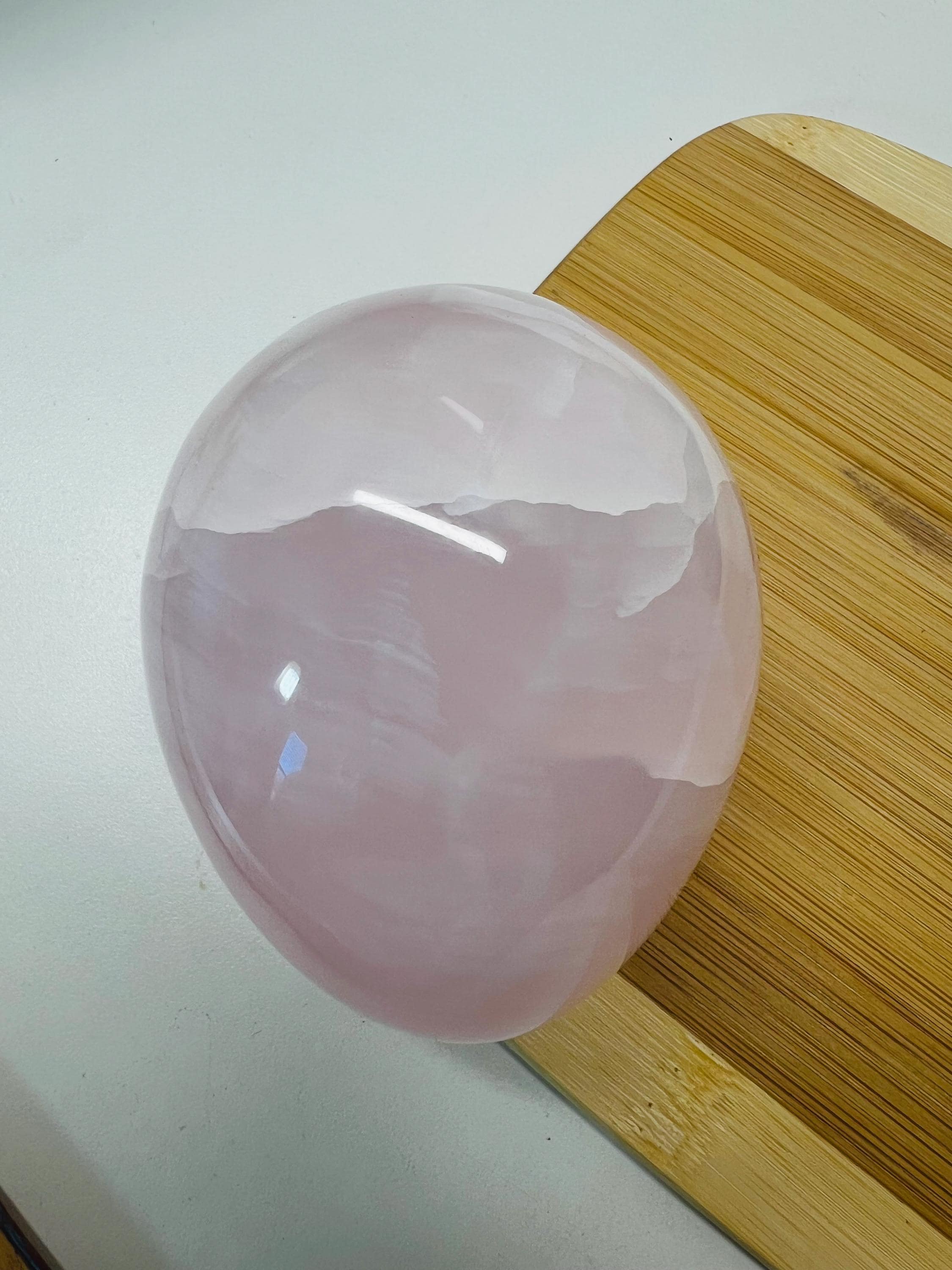 Natural Pink Calcite  Beads/pink Natural Stone Decor /paper Weight/natural Pink Beads Statue /teacher Gift