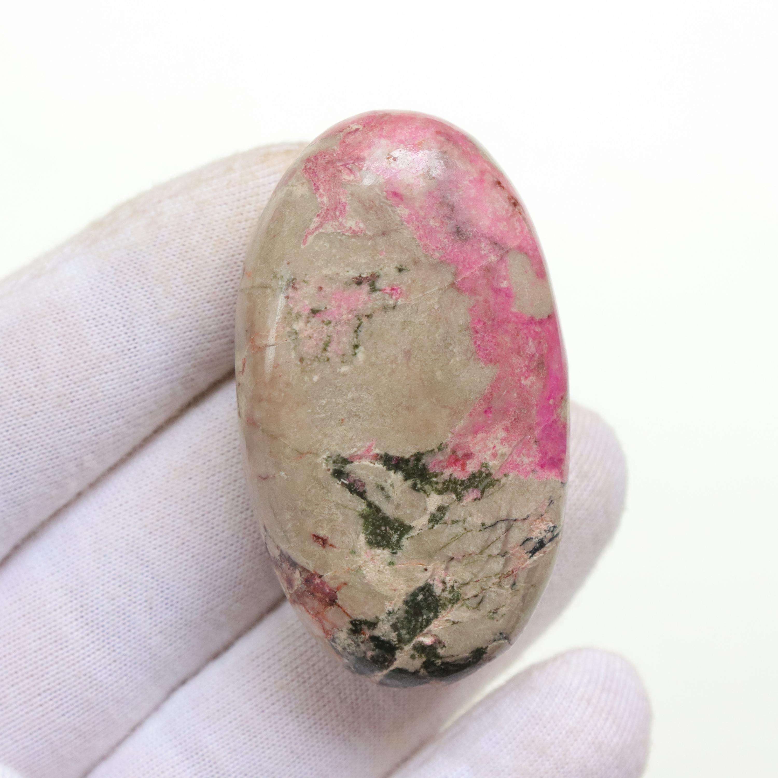 Rare Pink Cobalt Calcite Palm Stone, Natural Cobalto Calcite Gemstone, Cobalto Calcite From Congo, Hand Polished Pink Calcite, Heart Chakra