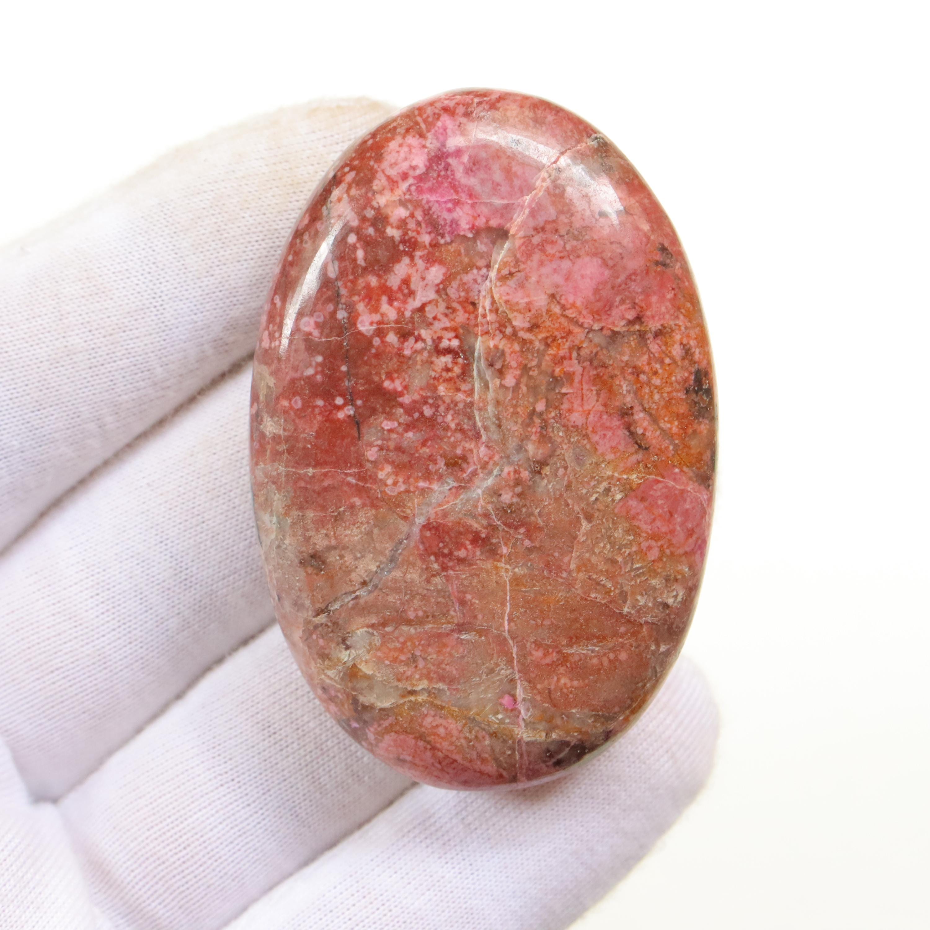 Rare Pink Cobalt Calcite Palm Stone, Natural Cobalto Calcite Gemstone, Cobalto Calcite From Congo, Hand Polished Pink Calcite, Heart Chakra