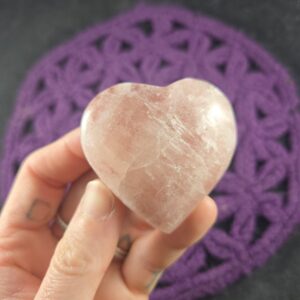 Rose Pink Calcite Heart Crystal Magick Stone Polished Carving Pakistan Carved Heart Shaped Rock Rose Pink Calcite Heart Crystal Magick Stone Polished Carving Pakistan Carved Heart Shaped Rock