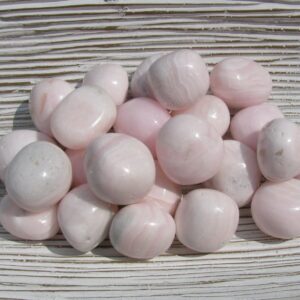 Pink Calcite Tumbled Stones, Mangano Calcite Crystal, Pink Calcite Crystal, Polished Healing Stones, Energy Stone, Cleansing Crystals