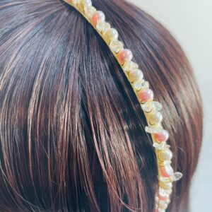 Pink Crystal Tiara - Pink Tiara - Wedding Crown - Pink Pearl Tiara - Wedding Tiara - Crystal Tiara - Bridal Tiara - Pink Crystal Crown