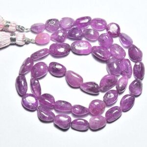 184 cts African Pink Sapphire Nuggets Beads - 16 inches - Natural Smooth Pink Sapphire Nuggets Strand -Size is 7x8 - 8x11 mm #2860 184 cts African Pink Sapphire Nuggets Beads - 16 inches - Natural Smooth Pink Sapphire Nuggets Strand -Size is 7x8 - 8x11 mm #2860