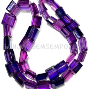 Aaaa++ Extremely Gorg~~blueish Pink Sapphire Beads Shaded Purple Sapphire Nuggets Shape Beads Sapphire Faceted Nuggets Gemstone Wholesaler