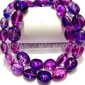 Aaaa++ Quality~~shaded Pink Sapphire Beads Purpleish Pink Sapphire Nuggets Shape Beads Purple Sapphire Smooth Nugget Beads Wholesale Stones