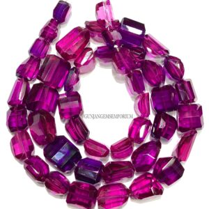 So Beautiful~~rubellite Sapphire~~aaaa++ Pink Sapphire Beads Rubellite Color Sapphire Nuggets Faceted Sapphire Faceted Nuggets Sapphire Gems
