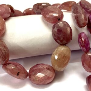 Very Rare Bio Pink Sapphire Gemstone Beads Natural Pink Sapphire Faceted Nuggets Wonder Pink Sapphire Nuggets Beads Pink Color Sapphire Bead