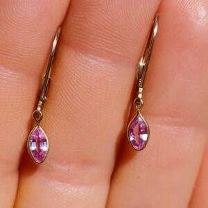 Pink Sapphire Earrings Ancient Persian Amulet Sapphire Dangles 19th Century Antique Gemstone Anti Evil Spirits 14kt Gf Perfect Gift #52538 Pink Sapphire Earrings Ancient Persian Amulet Sapphire Dangles 19th Century Antique Gemstone Anti Evil Spirits 14kt Gf Perfect Gift #52538