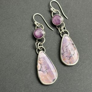 Tiffany Stone And Pink Sapphire Statement Earrings Tiffany Stone And Pink Sapphire Statement Earrings