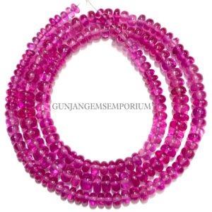 Pink Sapphire Bead~~AAA+ Baby Pink Sapphire Smooth Rondelle Beads 4-5mm Sapphire Rondelle Smooth Sapphire Gemstone Beads Sapphire Necklace Pink Sapphire Bead~~AAA+ Baby Pink Sapphire Smooth Rondelle Beads 4-5mm Sapphire Rondelle Smooth Sapphire Gemstone Beads Sapphire Necklace