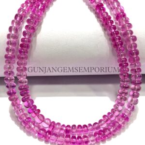 Pink Sapphire Bead~~AAA+ Rare Pink Sapphire Smooth Rondelle Beads 4-6mm Sapphire Rondelle Smooth Sapphire Gemstone Beads Sapphire Necklace Pink Sapphire Bead~~AAA+ Rare Pink Sapphire Smooth Rondelle Beads 4-6mm Sapphire Rondelle Smooth Sapphire Gemstone Beads Sapphire Necklace