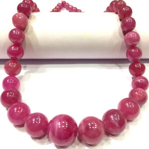Extremely Beautiful Unique~Natural Pink Sapphire Smooth Round Beads Necklace Large Size Round Beads Real Pink Sapphire Gemstone Beads. Extremely Beautiful Unique~Natural Pink Sapphire Smooth Round Beads Necklace Large Size Round Beads Real Pink Sapphire Gemstone Beads.