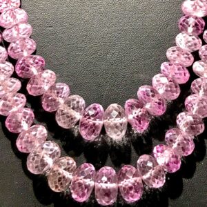 Extremely Beautiful~Rarest~~Pink Sapphire Beads Pink Sapphire 2 Layer Beaded Necklace Pink Sapphire Faceted Rondelles Sapphire Gemstone Bead Extremely Beautiful~Rarest~~Pink Sapphire Beads Pink Sapphire 2 Layer Beaded Necklace Pink Sapphire Faceted Rondelles Sapphire Gemstone Bead