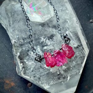 Sapphire Necklace, Pink Sapphire Necklace, Pink Gemstone Necklace, Raw Stone Necklace Sapphire Necklace, Pink Sapphire Necklace, Pink Gemstone Necklace, Raw Stone Necklace