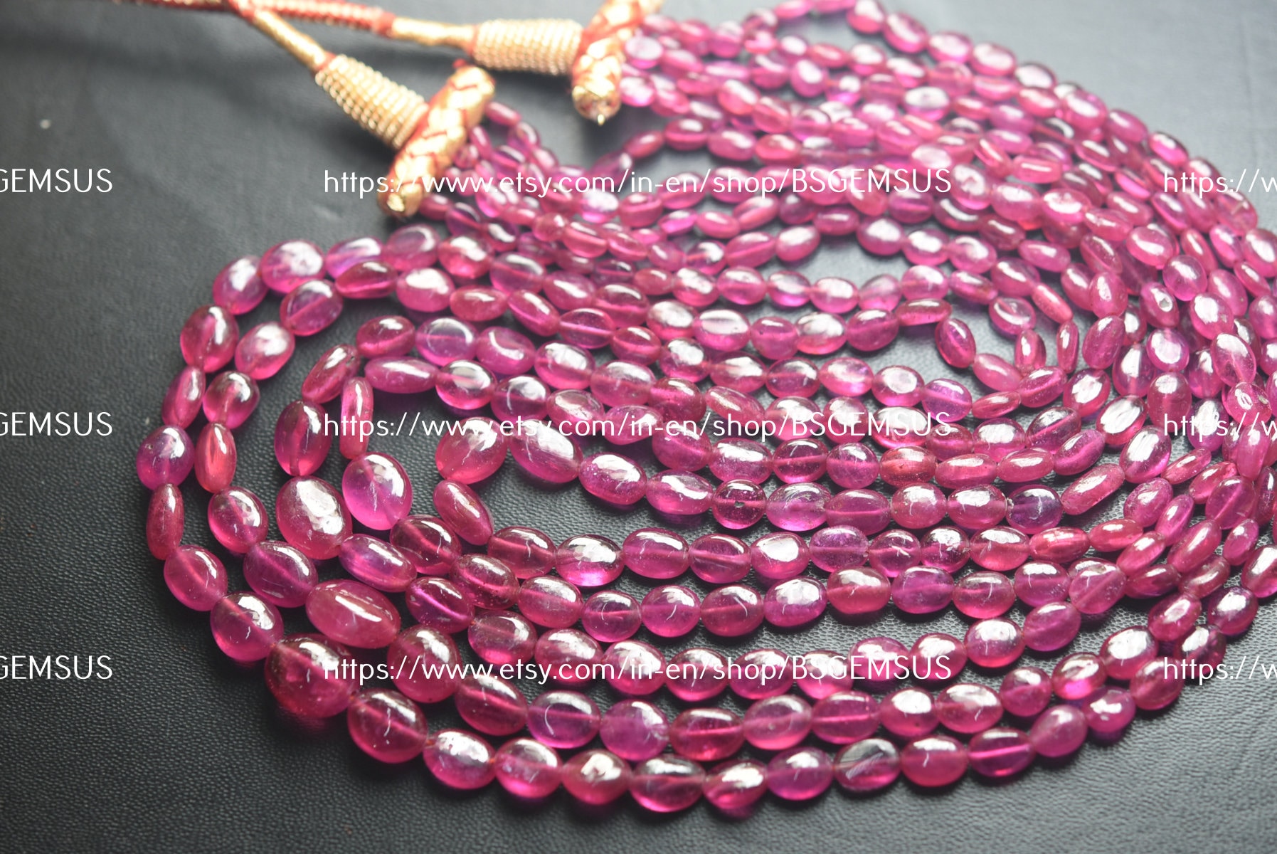 4x14 Inches Strand,natural Pink Sapphire Smooth Oval Beads.size 6-8mm 4x14 Inches Strand,natural Pink Sapphire Smooth Oval Beads.size 6-8mm