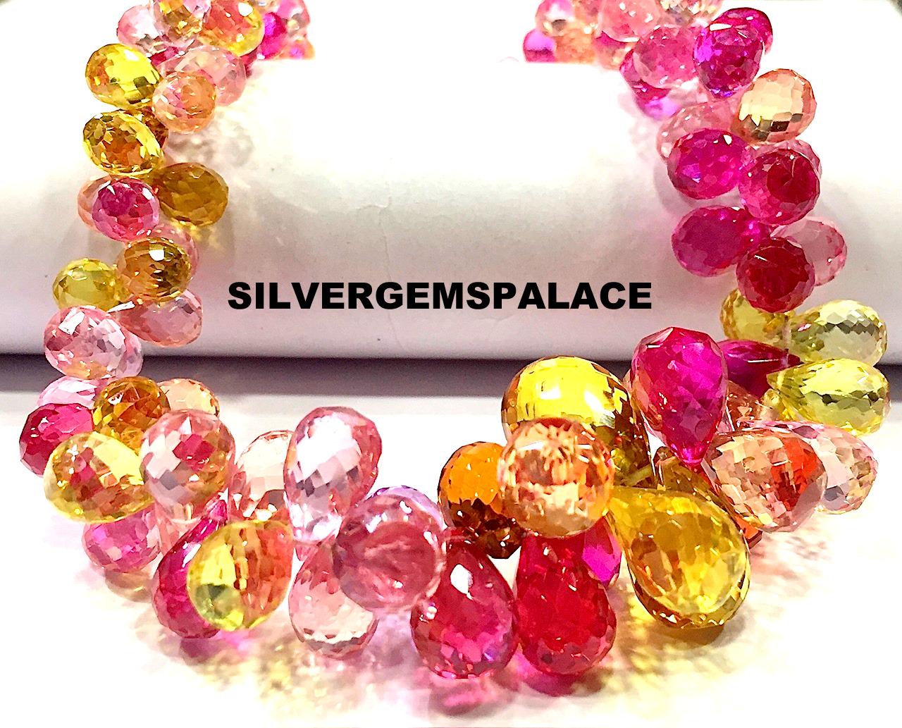 Aaaa+ Padparadscha Sapphire Faceted Teardrop Beads Multi Pink Sapphire Drops Briolettes Spectacular Sapphire Gemstone Beads Jewelry Drops. Aaaa+ Padparadscha Sapphire Faceted Teardrop Beads Multi Pink Sapphire Drops Briolettes Spectacular Sapphire Gemstone Beads Jewelry Drops.