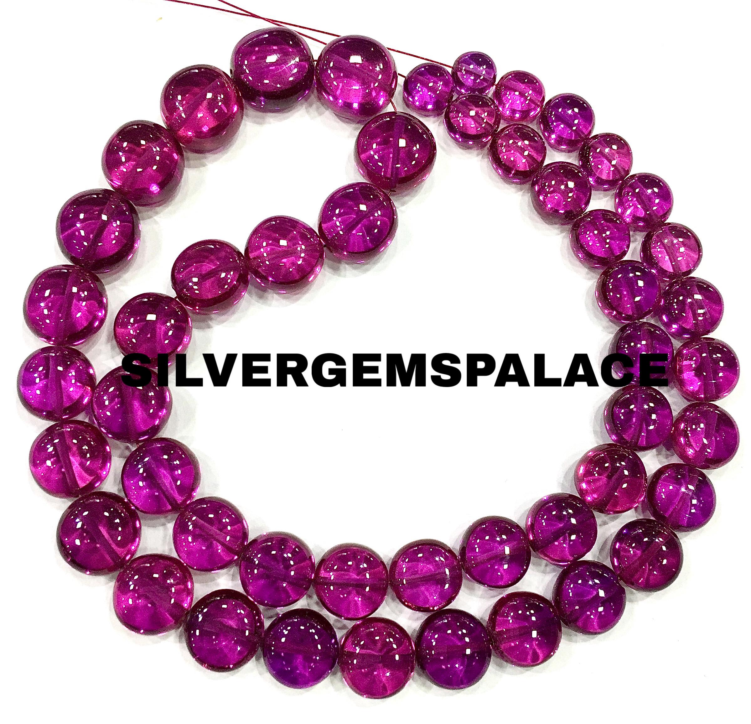 Aaaa+ Rubellite Pink Sapphire Coin Beads,smooth Coin Gemstone Beads Smooth Sapphire Beads 8/11mm Coin Beads Jewelry Making Coin String 18” Aaaa+ Rubellite Pink Sapphire Coin Beads,smooth Coin Gemstone Beads Smooth Sapphire Beads 8/11mm Coin Beads Jewelry Making Coin String 18”