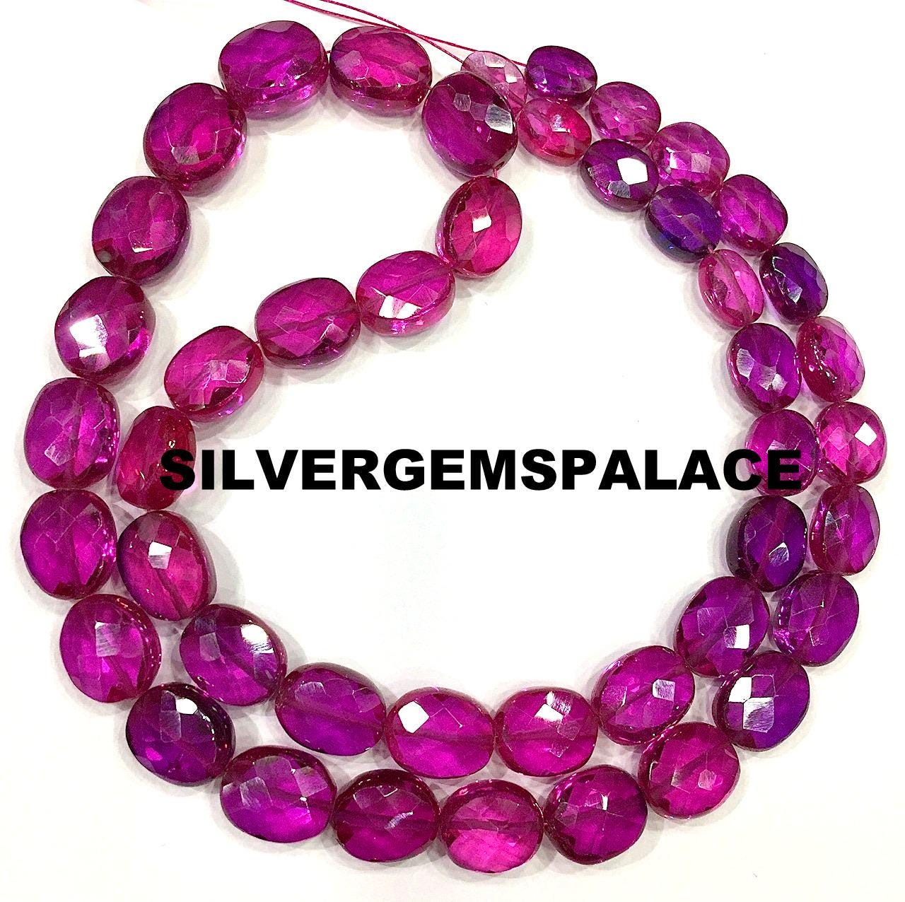 Aaaa+ Rare Pink Sapphire Oval Gemstone Beads Faceted Oval String Rubellite Sapphire Beads Strand Jewelry Making Oval Beads 18” Aaaa+ Rare Pink Sapphire Oval Gemstone Beads Faceted Oval String Rubellite Sapphire Beads Strand Jewelry Making Oval Beads 18”