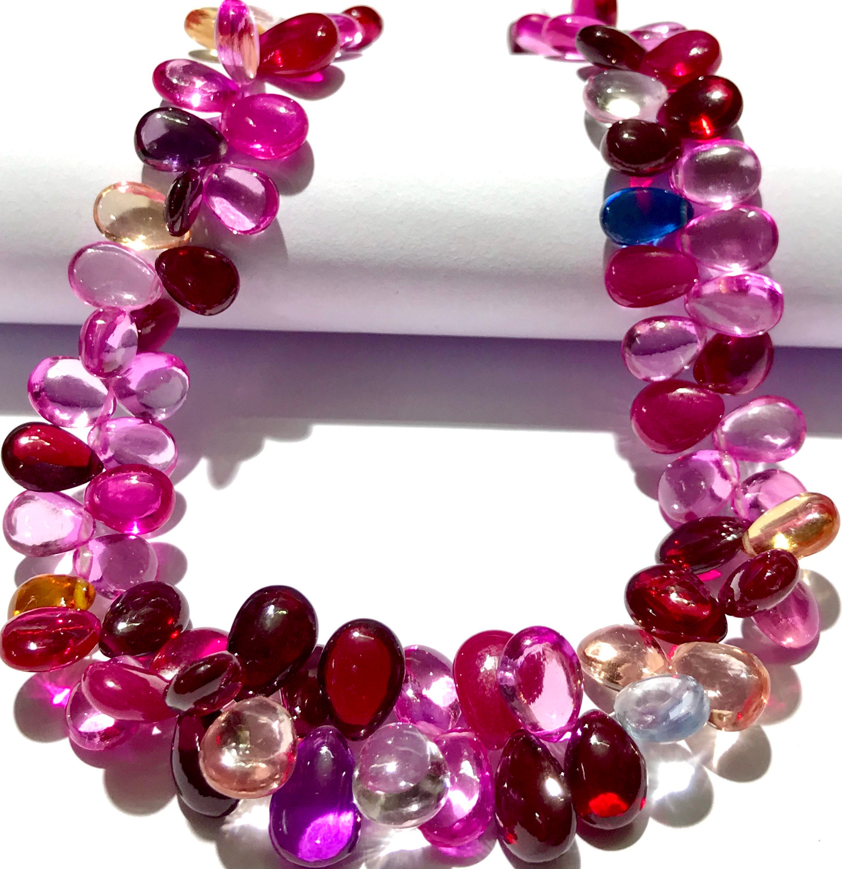 Beautiful~aaaa+ Multi Pink Sapphire Smooth Almond Beads Multi Sapphire Gemstone Beads Pink Sapphire Pear Shape Beads Multi Pink Stone Beads Beautiful~aaaa+ Multi Pink Sapphire Smooth Almond Beads Multi Sapphire Gemstone Beads Pink Sapphire Pear Shape Beads Multi Pink Stone Beads