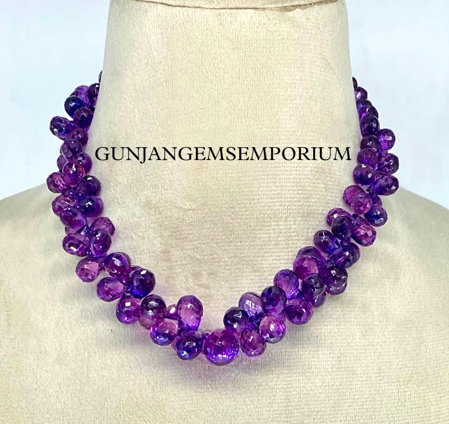 Gorgeous Purple Sapphire Teardrops~~aaaa+ Rarest Purple Pink Sapphire Faceted Teardrops Beads Faceted Sapphire Beads 14” Sapphire Briolletes