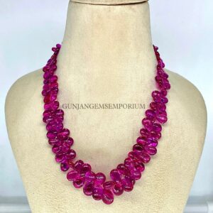 So RARE~~Rubellite Sapphire~~AAAA++ Pink Sapphire Rubellite Color Sapphire Peardrops Sapphire Smooth Almonds Colorful Sapphire Briolettes