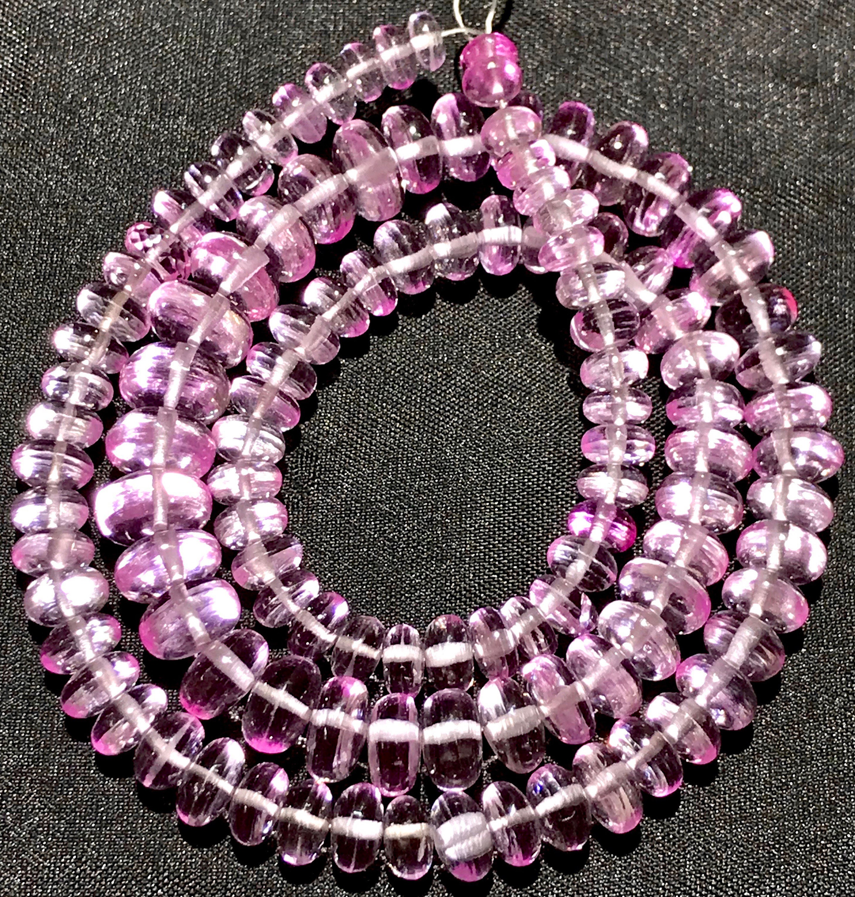 Sparkling~~rarest~~pink Sapphire Gemstone Beads Rose Pink Sapphire Smooth Rondelle Beads Smooth Pink Rondelles Pink Sapphire Beaded Strands Sparkling~~rarest~~pink Sapphire Gemstone Beads Rose Pink Sapphire Smooth Rondelle Beads Smooth Pink Rondelles Pink Sapphire Beaded Strands