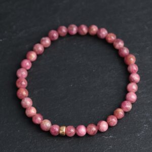 14K GOLD Pink Tourmaline Bracelet | Pink tourmaline beaded bracelet 4mm | Pink Tourmaline Jewelry | Dainty pink tourmaline 14K GOLD Pink Tourmaline Bracelet | Pink tourmaline beaded bracelet 4mm | Pink Tourmaline Jewelry | Dainty pink tourmaline