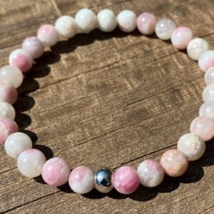 Pink Tourmaline, 6mm, Healing Stone Bracelet or Anklet with Positive Energy! Pink Tourmaline, 6mm, Healing Stone Bracelet or Anklet with Positive Energy!