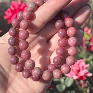 Pink Tourmaline Crystal Bracelet, Pink Tourmaline Beaded Bracelet, Genuine Tourmaline Gemstone Bracelet Pink Tourmaline Crystal Bracelet, Pink Tourmaline Beaded Bracelet, Genuine Tourmaline Gemstone Bracelet
