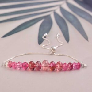 Natural pink tourmaline slide Bracelet ,Dainty Bracelet, rondelle Bracelet, Gemstone Bracelet,box chain bracelet, Birthstone, Gift For Her, Natural pink tourmaline slide Bracelet ,Dainty Bracelet, rondelle Bracelet, Gemstone Bracelet,box chain bracelet, Birthstone, Gift For Her,