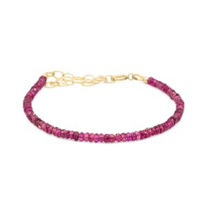 Rubellite Pink tourmaline bracelet | Pink Tourmaline jewelry [dip], 14k gold pink tourmaline | pink bracelet, tourmaline pink