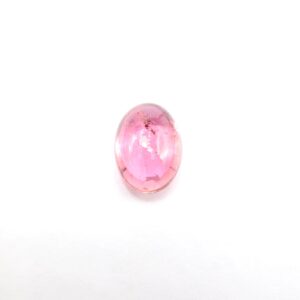 9.60 Carat, Natural Pink Tourmaline Cabochon, Oval Tourmaline Cabs, Loose Gemstone, 15x11 Mm