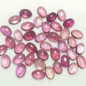 Natural Pink Tourmaline Oval Cabochon Gemstone: Jewelry Making Supplies Natural Pink Tourmaline Oval Cabochon Gemstone: Jewelry Making Supplies