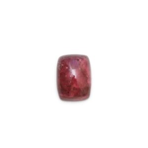 Natural Pink Tourmaline Smooth Rectangle Cabochon, Natural Tourmaline Loose Gemstone - 24x18x9 mm - Tourmaline Cabochon Gemstone, 1 Piece