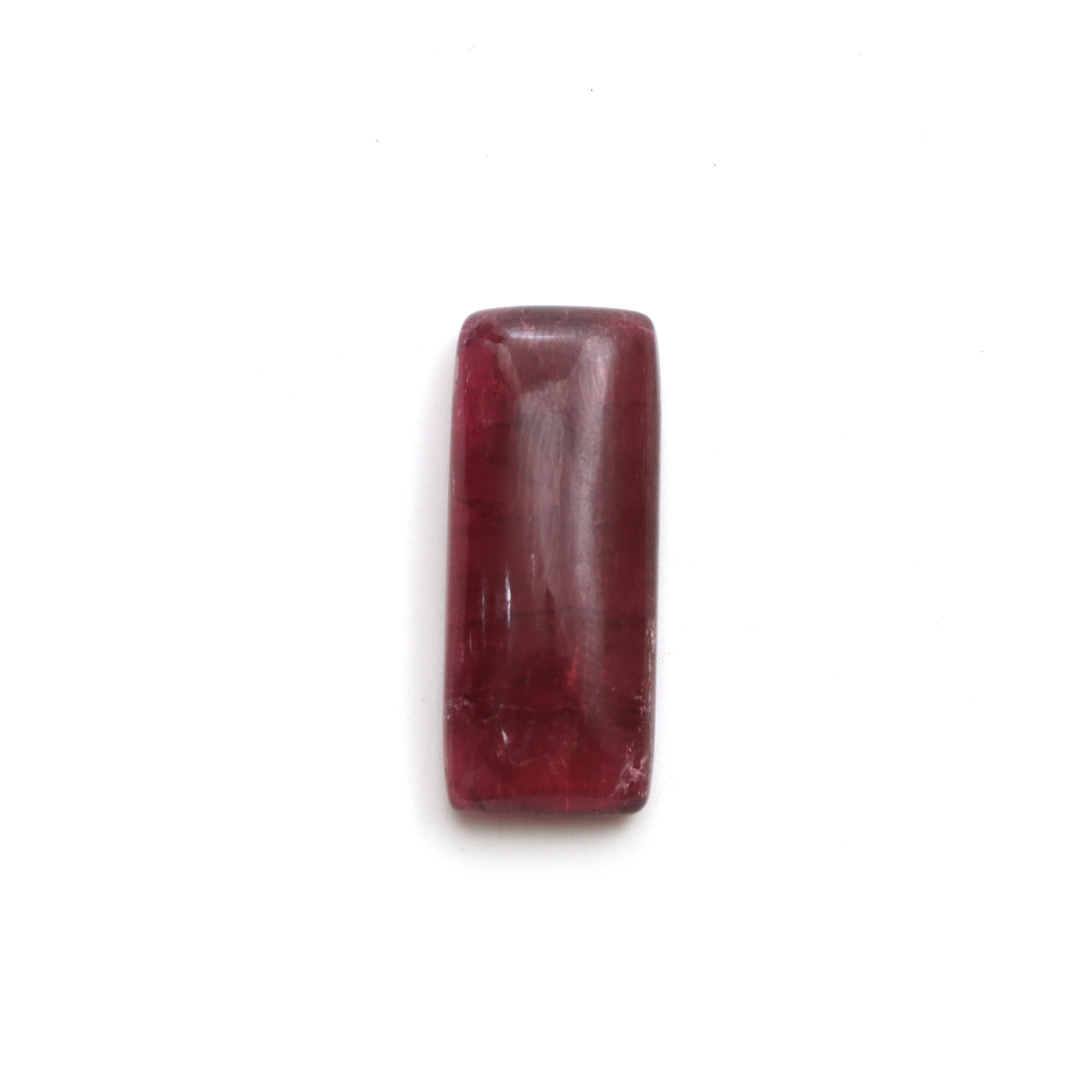 Pink Tourmaline Smooth Rectangle Loose Gemstone, 14x34 Mm, Pink Tourmaline Jewelry Making Gemstone, Tourmaline Cabochon, 1 Piece
