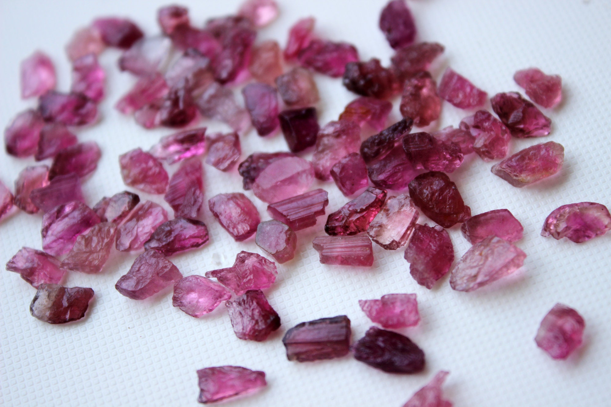 7-8mm Pink Tourmaline Raw, Natural Loose Pink Tourmaline Rough, Raw Pink Tourmaline Crystals For Jewelry (5pcs To 10pcs Options) 7-8mm Pink Tourmaline Raw, Natural Loose Pink Tourmaline Rough, Raw Pink Tourmaline Crystals For Jewelry (5pcs To 10pcs Options)