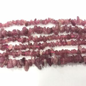 Natural Pink Tourmaline 4-6mm Chips Genuine Nugget Loose Beads 15 inch Jewelry Supply Bracelet Necklace Material Support Wholesale
