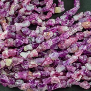 Natural Pink Tourmaline Nuggets Beads -16 Inch strand - Wholesale pricing AAA Quality- Full 16 inch strand Gemstone Beads