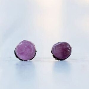 Sale Pink Tourmaline | Rubellite Stud Earrings | Pink Tourmaline Studs | Rubellite Post Earrings | Tourmaline Posts | Rubelite Studs